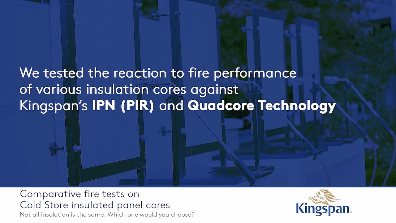 Comparative Fire Tests on Cold Store Insulated Panel Cores