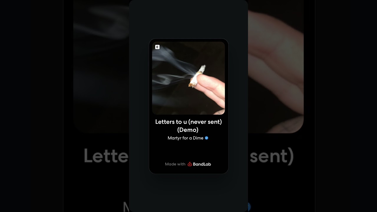 AJFM-Letters to u (never sent) (Demo)