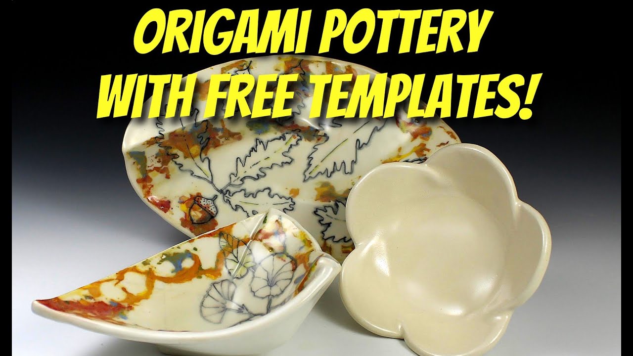Origami Template Projects for Pottery! - Includes FREE TEMPLATES!