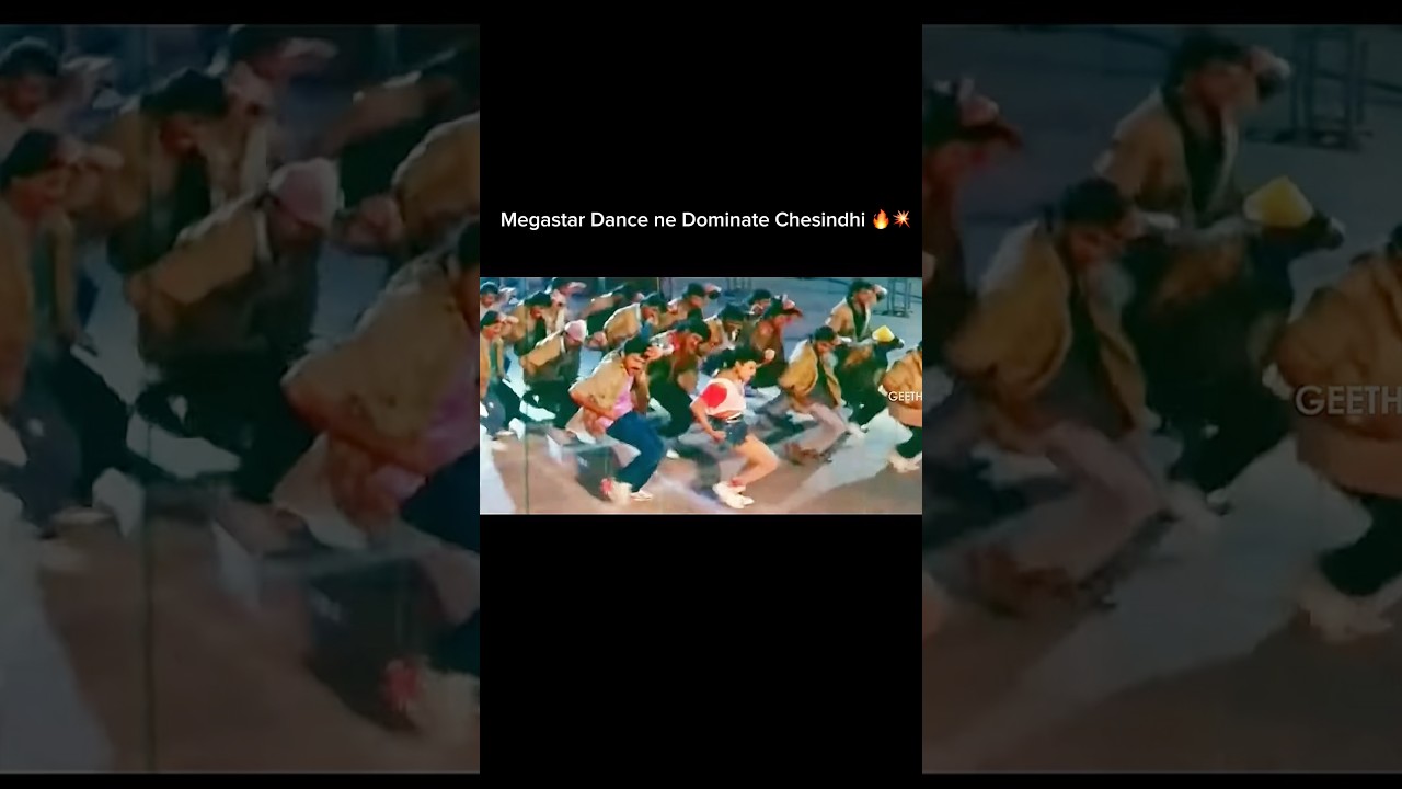 Disco Shanthi Dominated Megastar Chiranjeevi Dance 🪩 #megastar #chiranjeevi #discoshanti