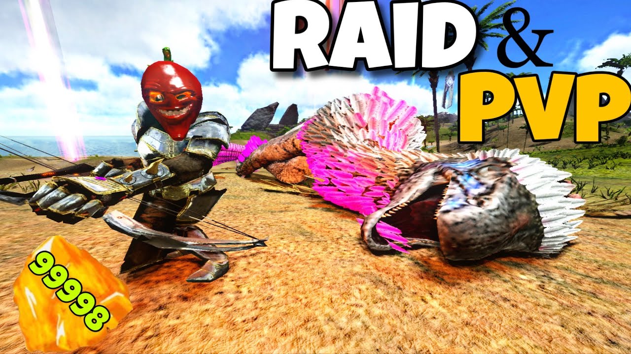 Рейды на базу и PVP в ARK MOBILE
