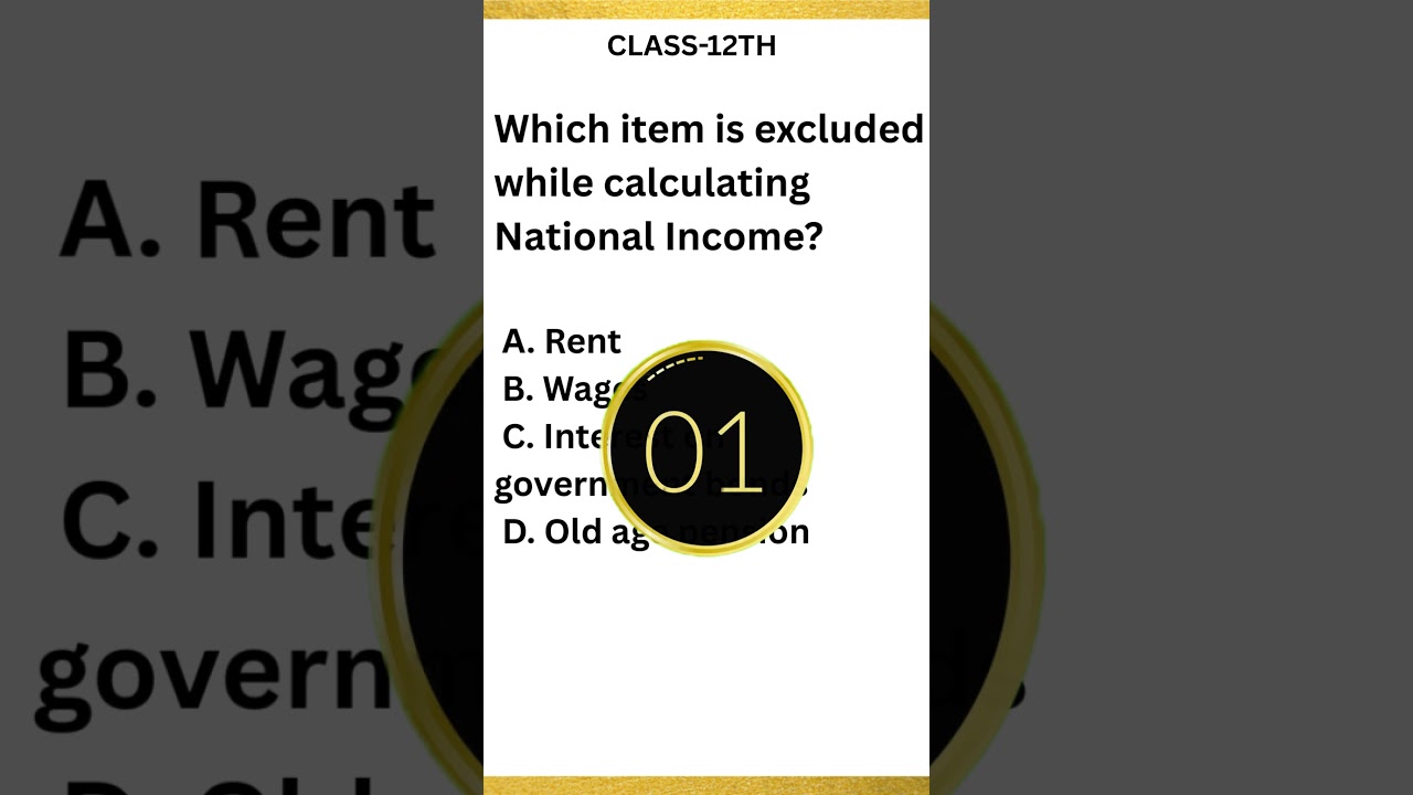 Class 12 Economics MCQs with Explanations | Most Expected Questions | 