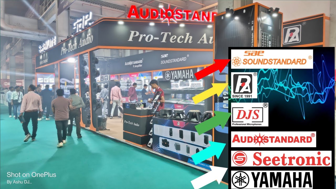 Protech Audio Distributed by Sound Standard, PAudio, SparkLight, Yamaha, DJS, Seetronic in Dj Expo |