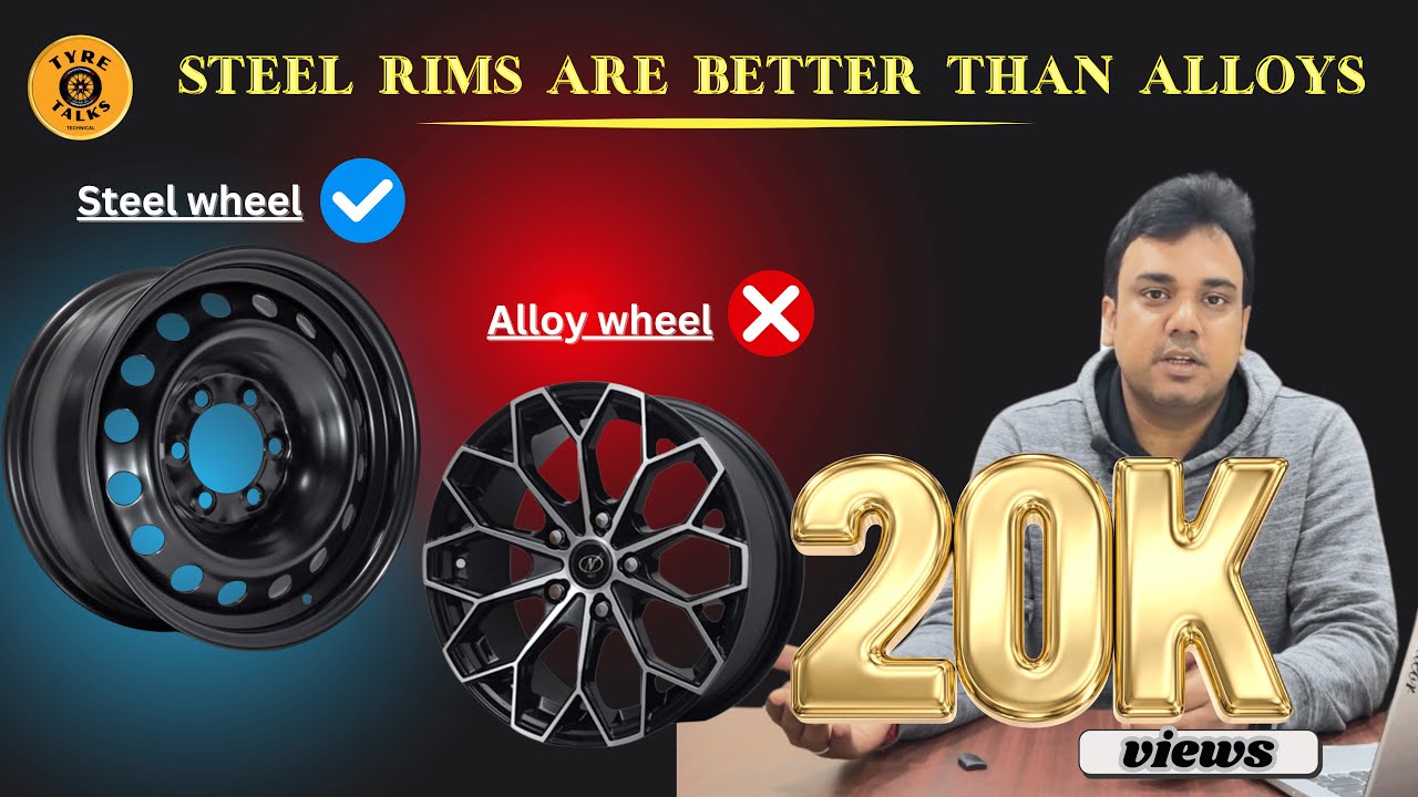 Alloy vs Steel in  #4k  #alloywheels #automobile #car #tyre #offroad #ceat #mrf #tires #trend #fun