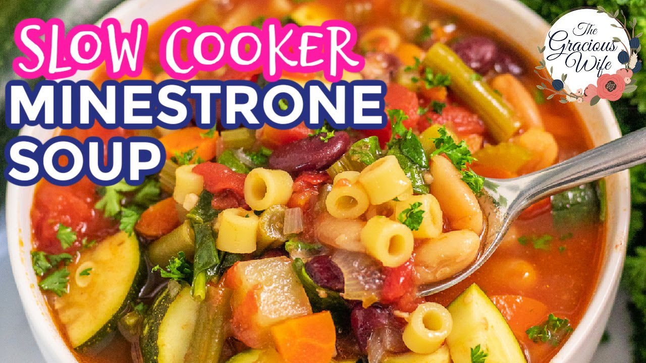 Slow Cooker Minestrone Soup