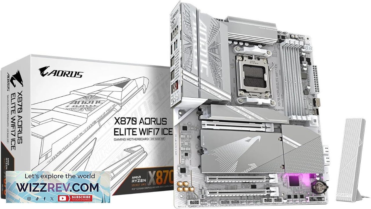 GIGABYTE X870 AORUS Elite WIFI7 ICE AMD AM5 LGA 1718 Motherboard ATX Review