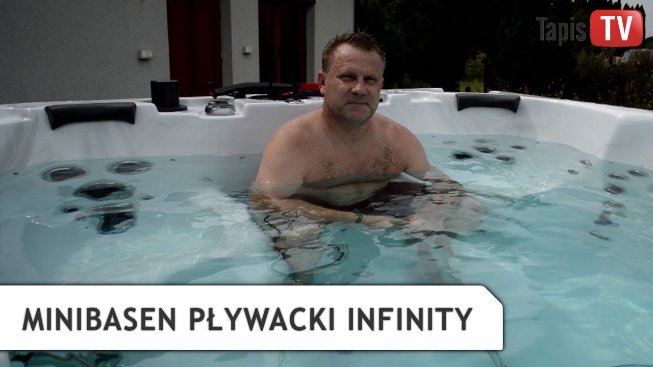TAPIS TV - MINIBASEN PŁYWACKI INFINITY WANNA SPA Z HYDROMASAŻEM BASEN - COAST SPAS