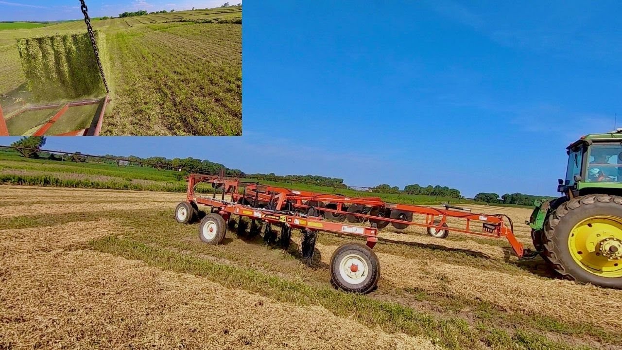 NEW Rake and Square Baling 2nd Cutting Hay