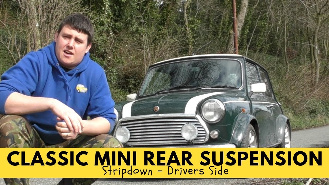 Classic Mini Rear Suspension - Drivers Side Strip down