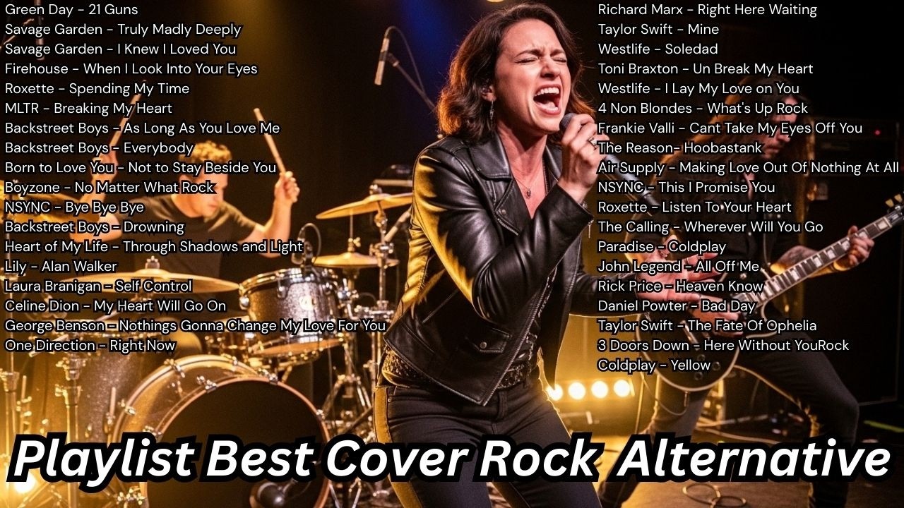 [Playlist] Alternative Rock Covers Emotional Love Songs Perfect For Personal Reflection And Relaxati