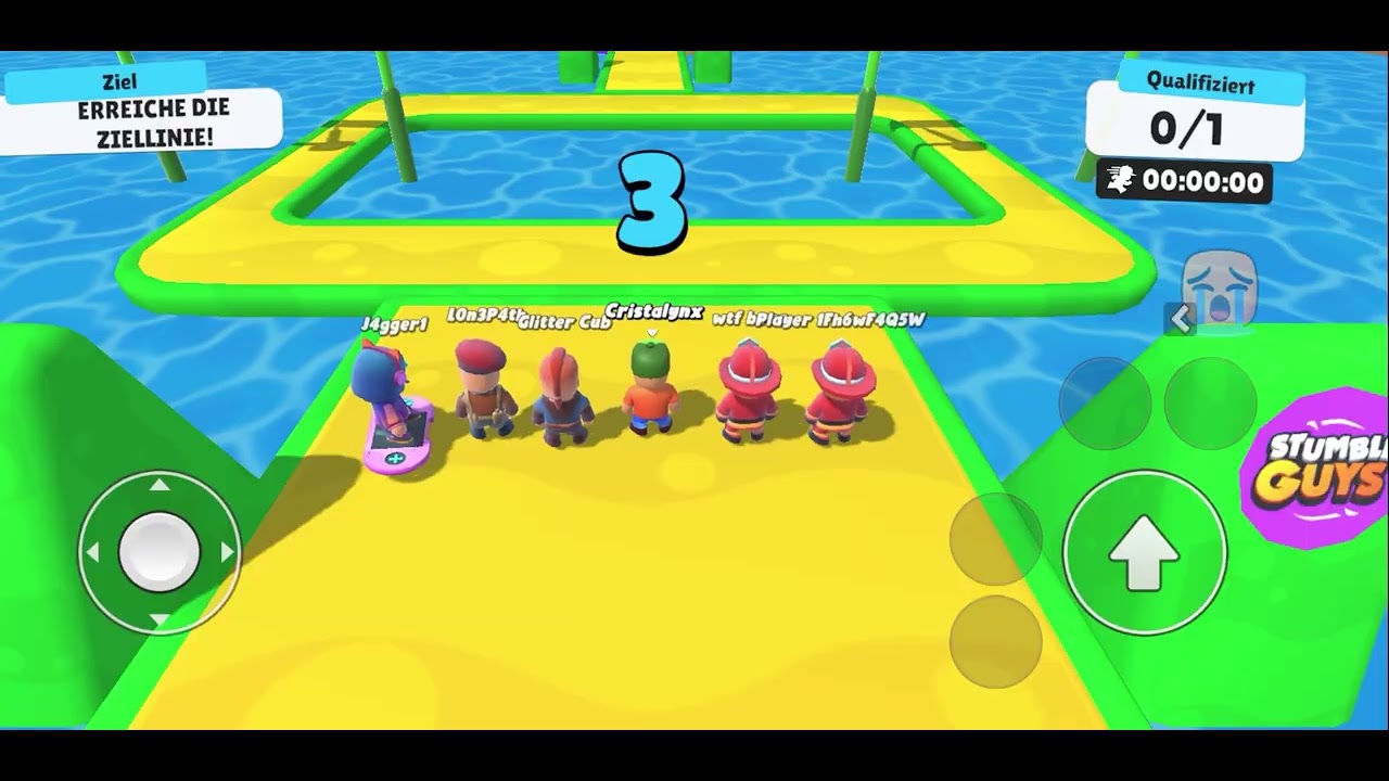 Wir zocken stumble guys teil 1