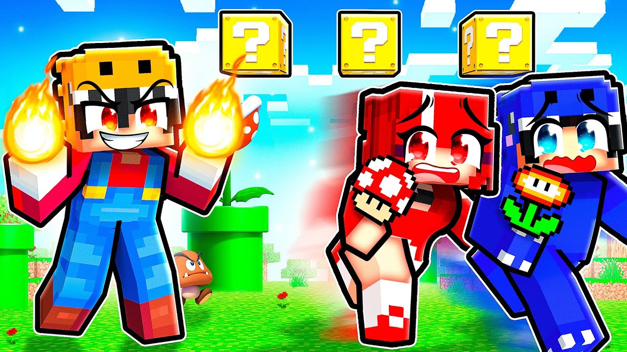 Minecraft but I'm MARIO...