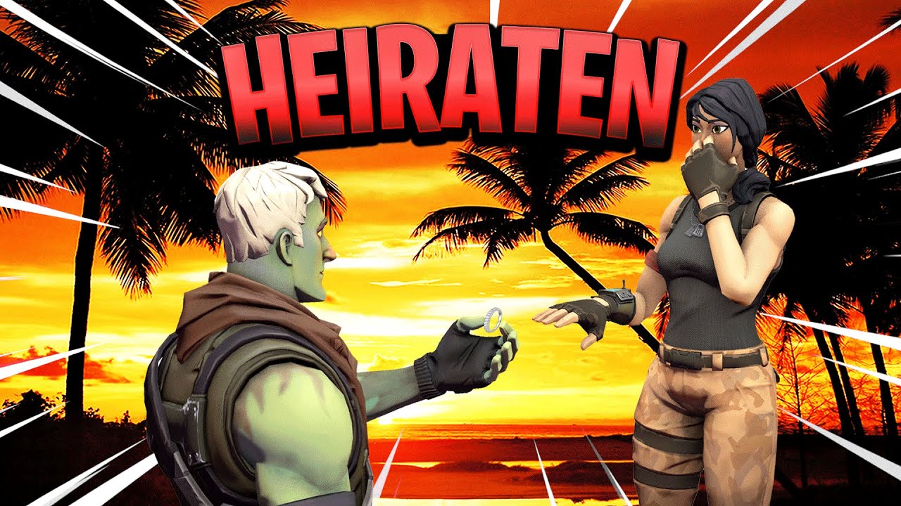 💍ALMAN HEIRATET das HÜBSCHE MÄDCHEN! #2  (Fortnite-Kurzfilm) | ThatFakeDuo