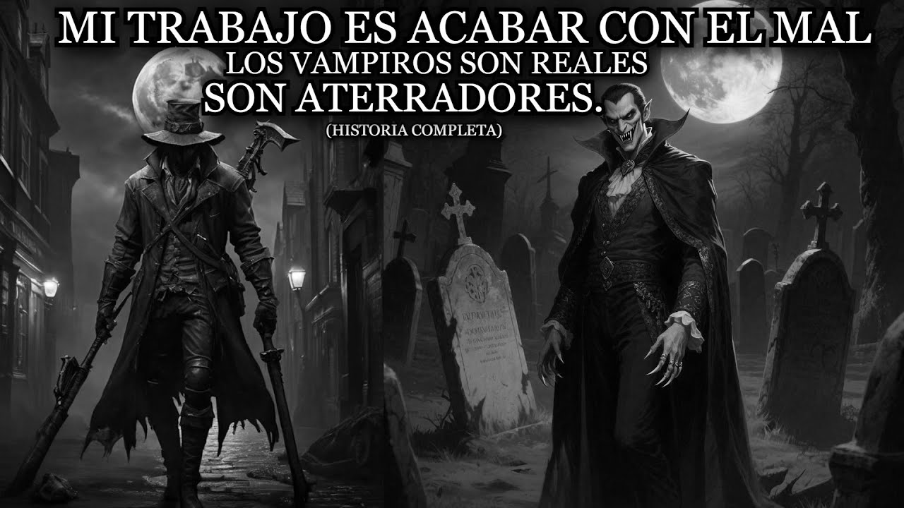 LOS VAMPIROS SON REALES PERO MUY ATERRADORES, SOY CAZADOR DE VAMPIROS (COMPLETA) - RELATOS DE NOCHE