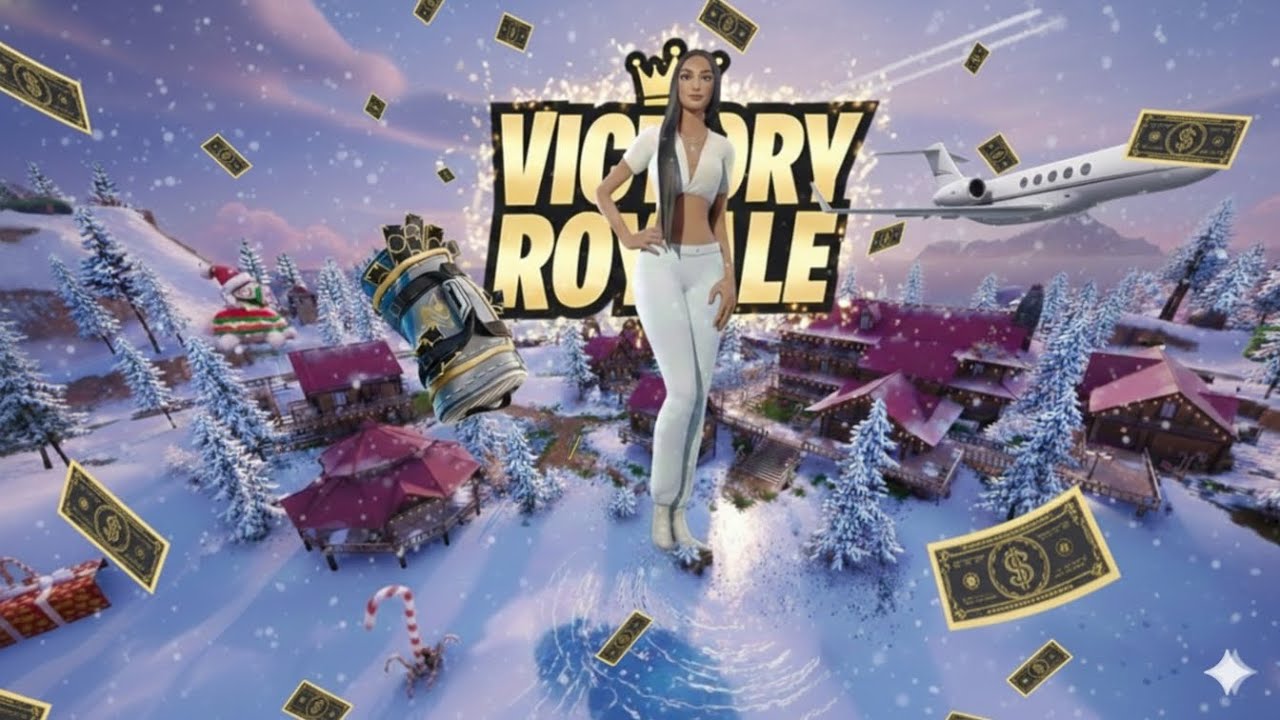Fortnite X Kim Kardashian | No Jacket Rich Kim Kardashian | Forsaken Vow Blade Victory Royale 4K