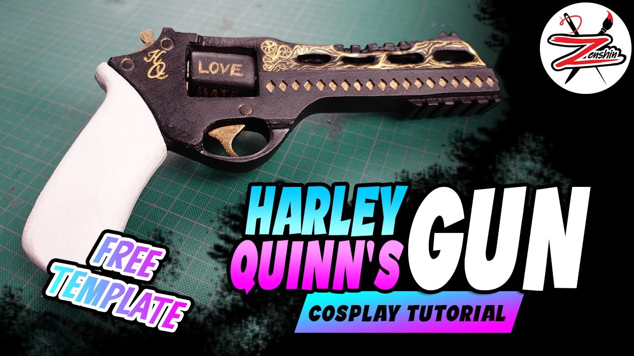 Foam Gun Tutorial | Harley Quinn Cosplay 💥 - Suicide Squad