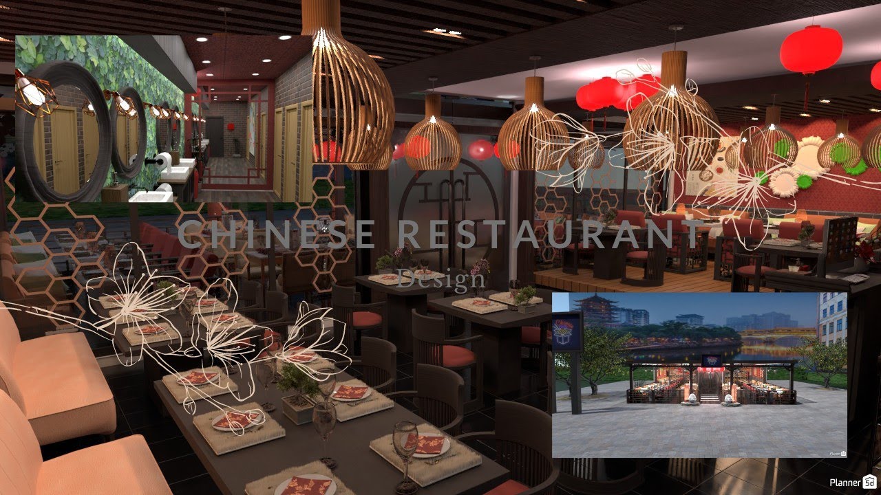 Chinese Restaurant - planner 5D | Speed build (Android version) | Anggre