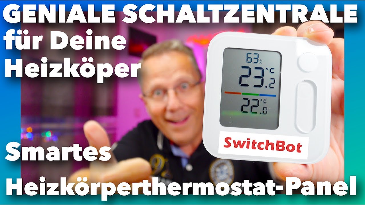 SwitchBot Smart Heizkörper mit Thermostat Panel