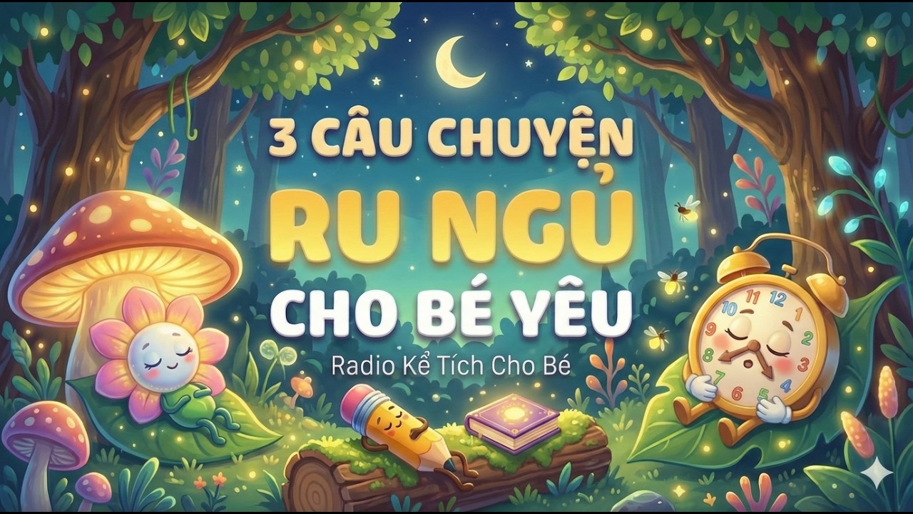 3 Câu Chuyện Ru Ngủ: Kiên Nhẫn, Vượt Khó, Cho Đi | Truyện Trước Khi Ngủ
