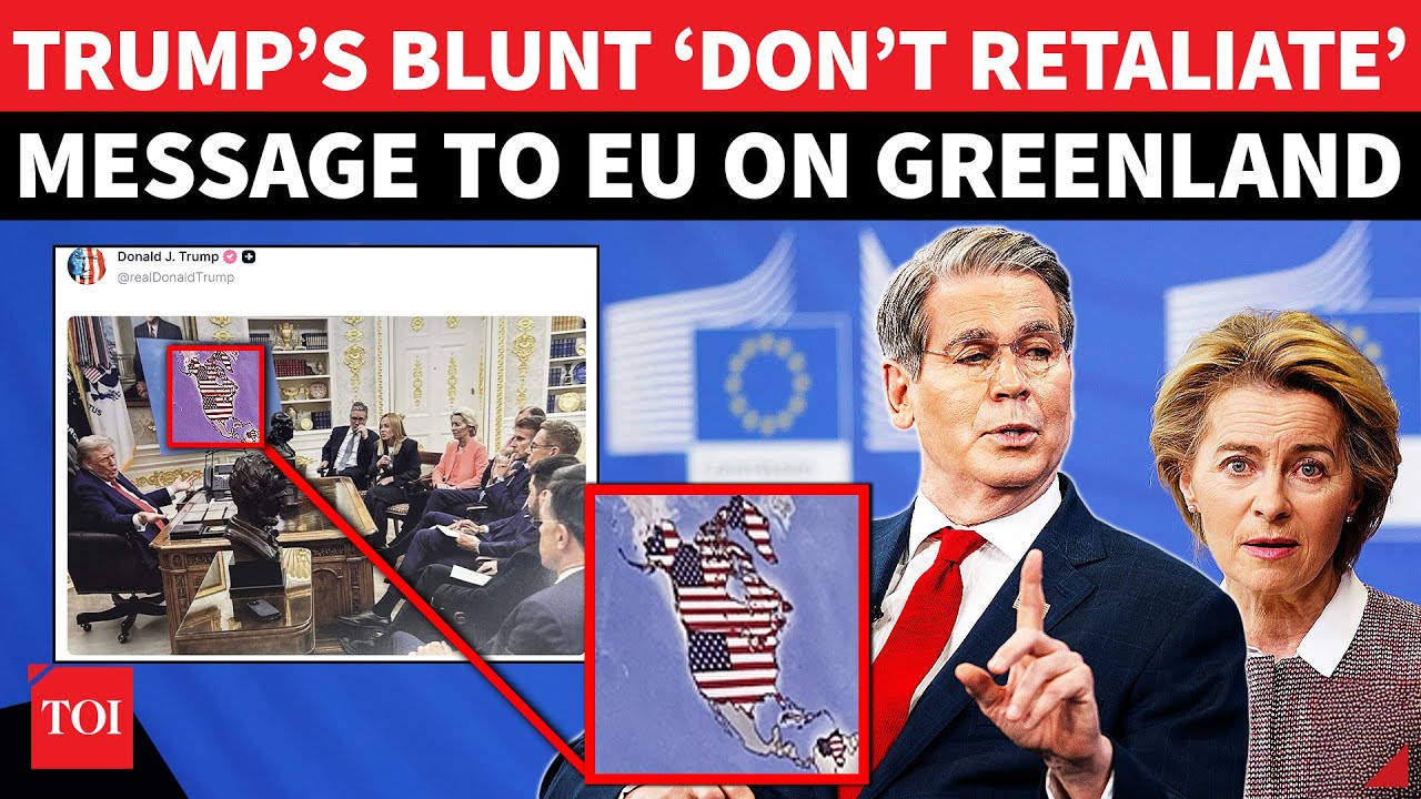 Trump's ULTIMATUM To EU On Greenland; Bessent Praises China, Tells US Allies To 'Take Deep Breaths'