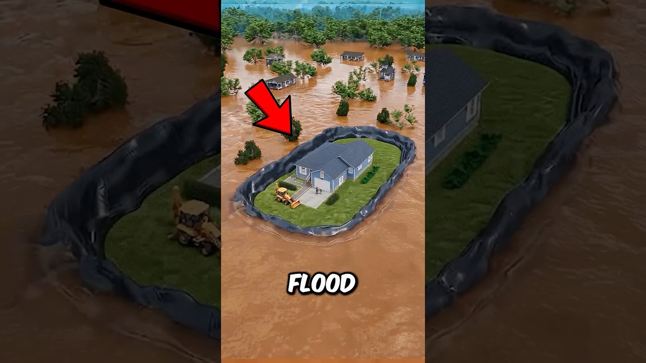 HOUSE DEFEATED THE FLOOD ‼️😱 #Flood #Tennessee #S
