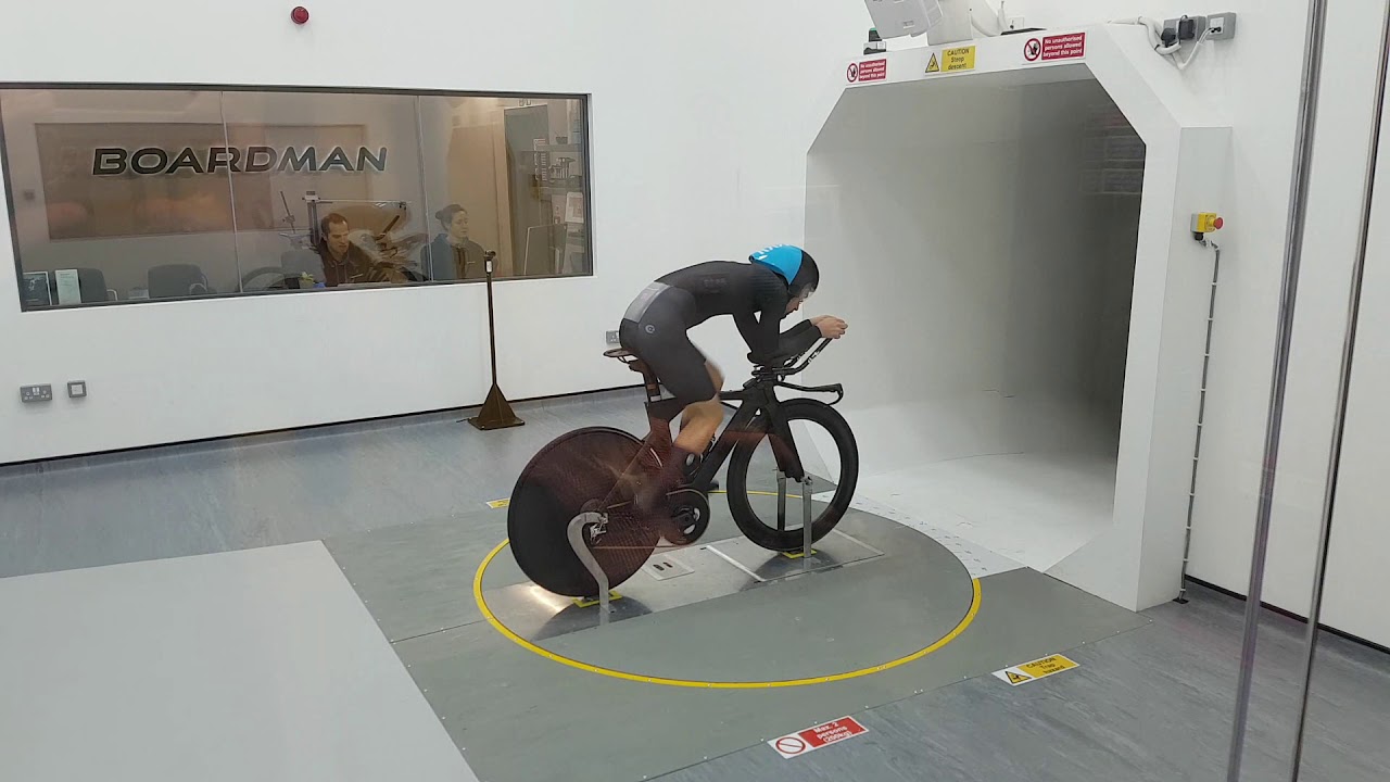 Wind tunnel testing with Aerocoach / Boardman Performance Centre