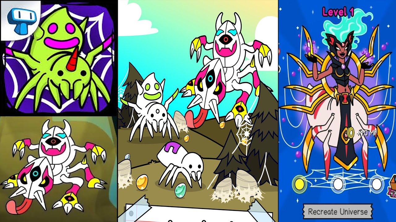 Spider Evolution: Unlocked all Spider and Holy Spider