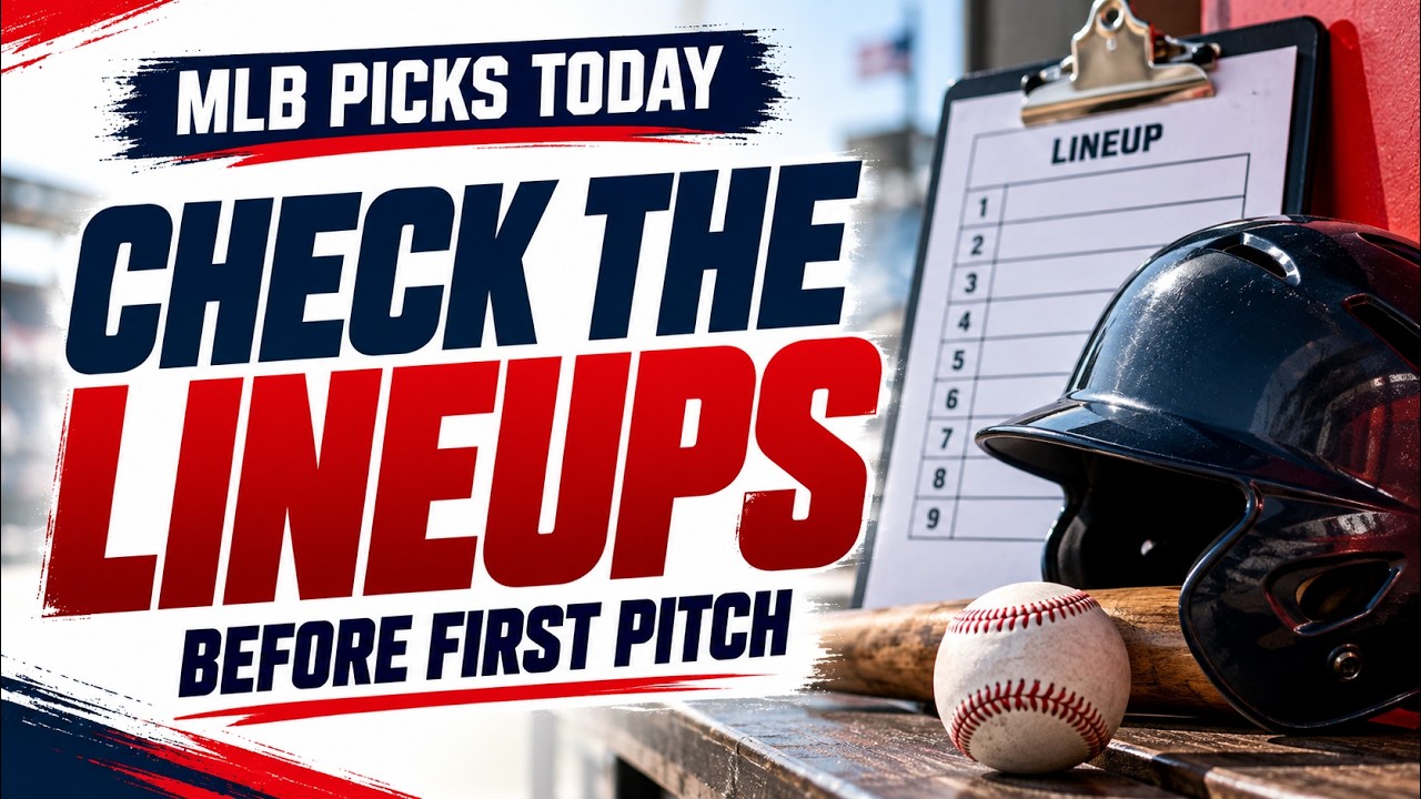 MLB Picks Today | Key Lineup Changes to Check Before First Pitch #mlbpickstoday