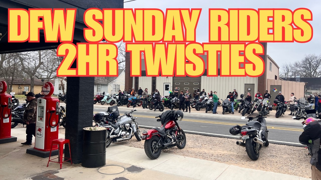 DFW Sunday Riders 2hr Ride POV