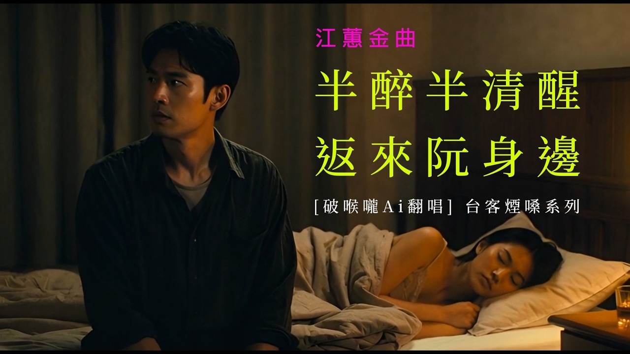 江蕙金曲/ 半醉半清醒+返來阮身邊  [ 破喉嚨Ai翻唱 ] 台客煙嗓系列