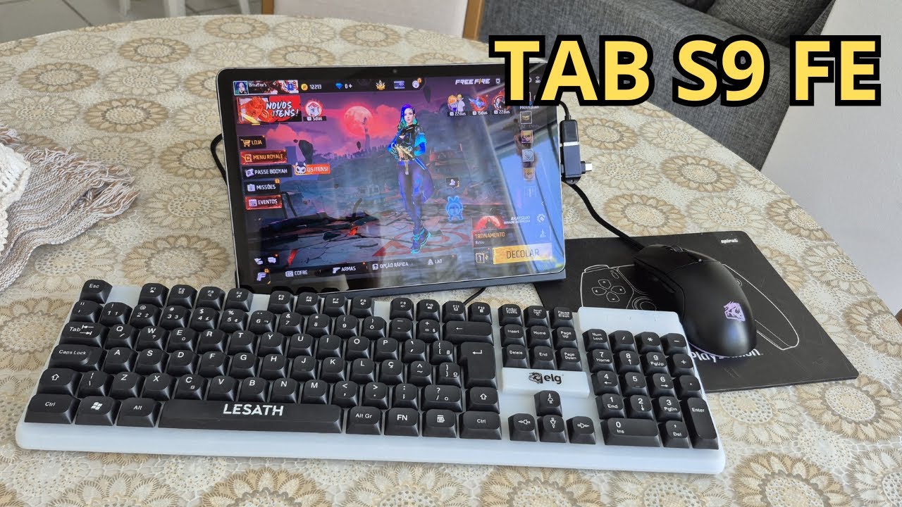 MONTEI UM SETUP MOBILADOR COM MEU TABLET (TAB S9 FE)