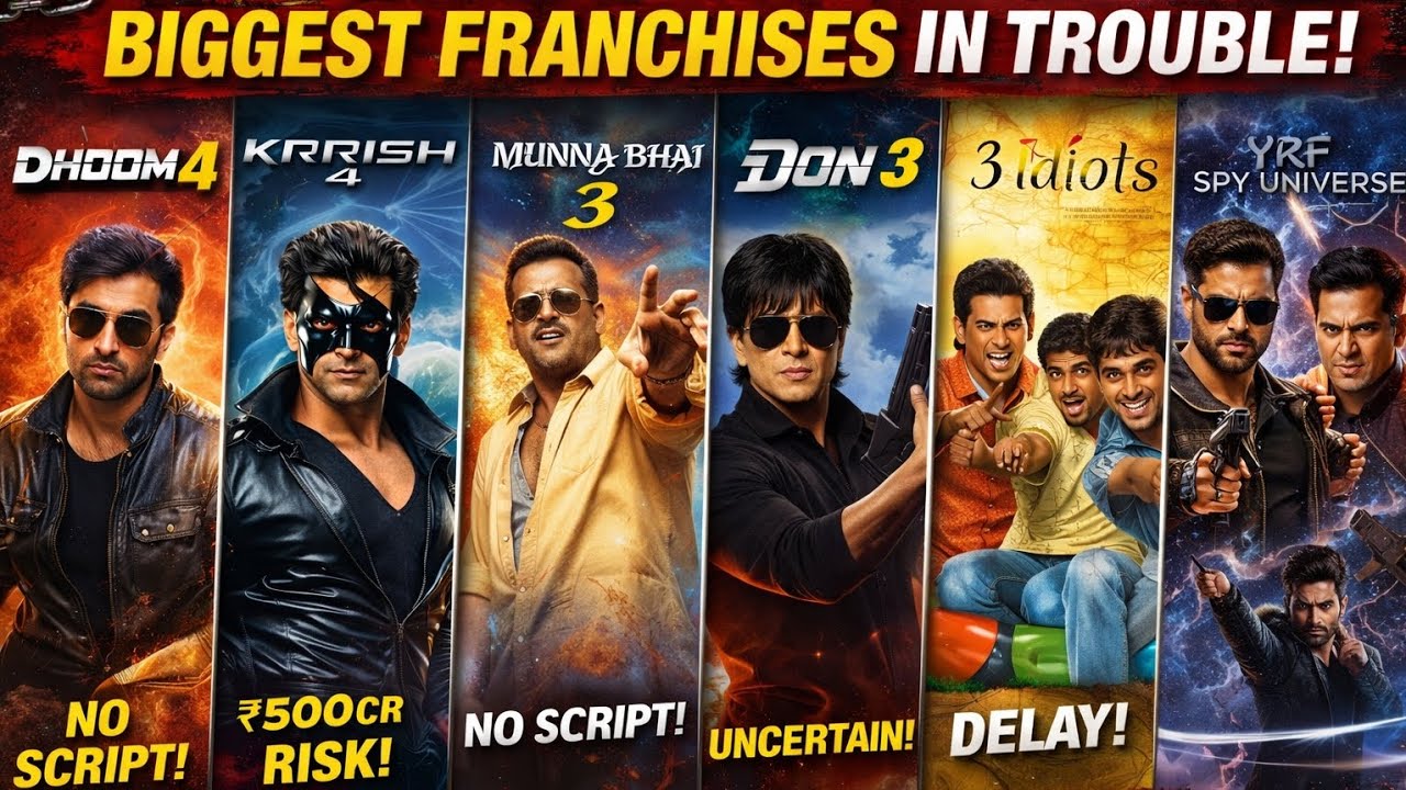 Bollywood Ki Biggest Franchise Trouble Me 😱 | Big Update Dhoom 4, Krrish 4, Don 3, Munna Bhai 3
