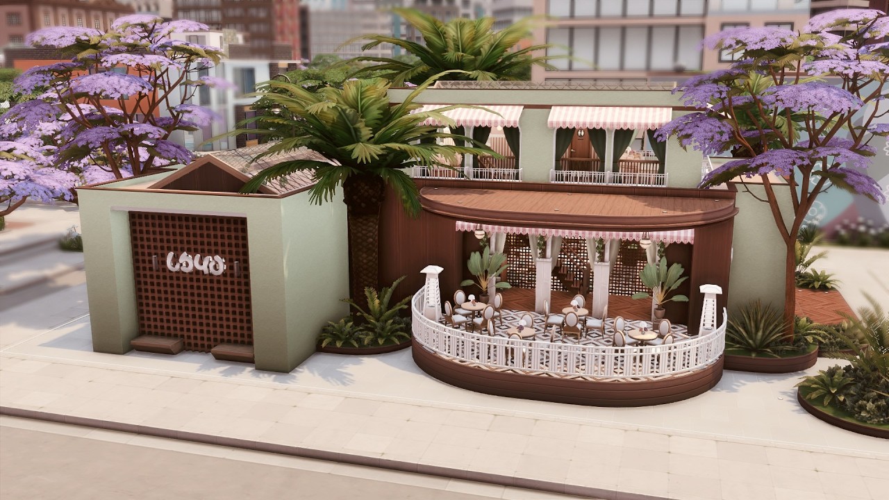 Lovestruck Restaurant / The Sims 4 / no cc / stop motion