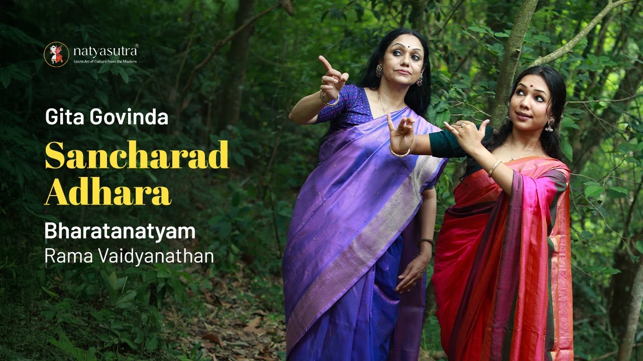 Learn Sancharad Adhara Ashtapadi in Bharatanatyam| Gita Govinda Abhinaya Lessons| Rama Vaidyanathan