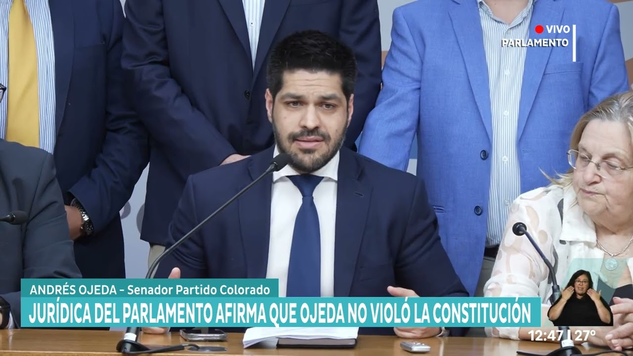 Informe jur&iacute;dico del Parlamento indica que Andr&eacute;s Ojeda no viol&oacute; la Constituci&oacute;n
