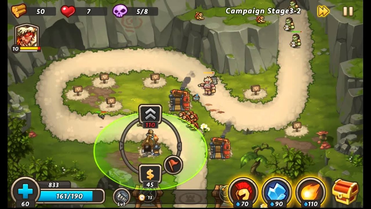Castle Defense 2 - [3-2] #8 (3 Stars) [HD] - Canyon Breakthrough