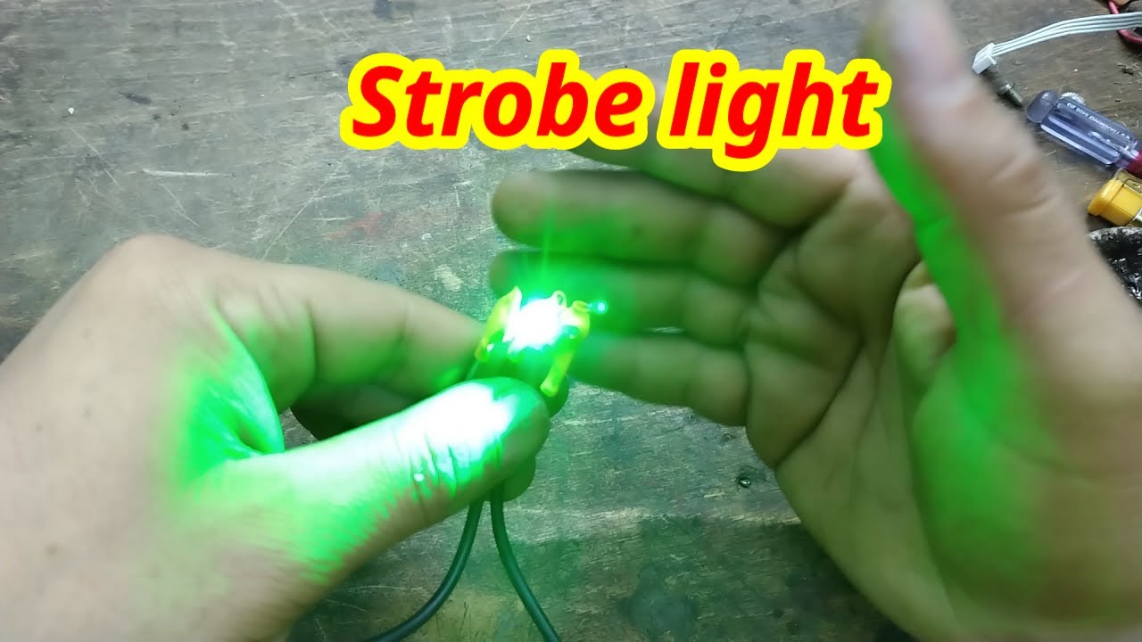 مشروع مربح جدا لاى فنى وقت الفراغ  - Strobe light