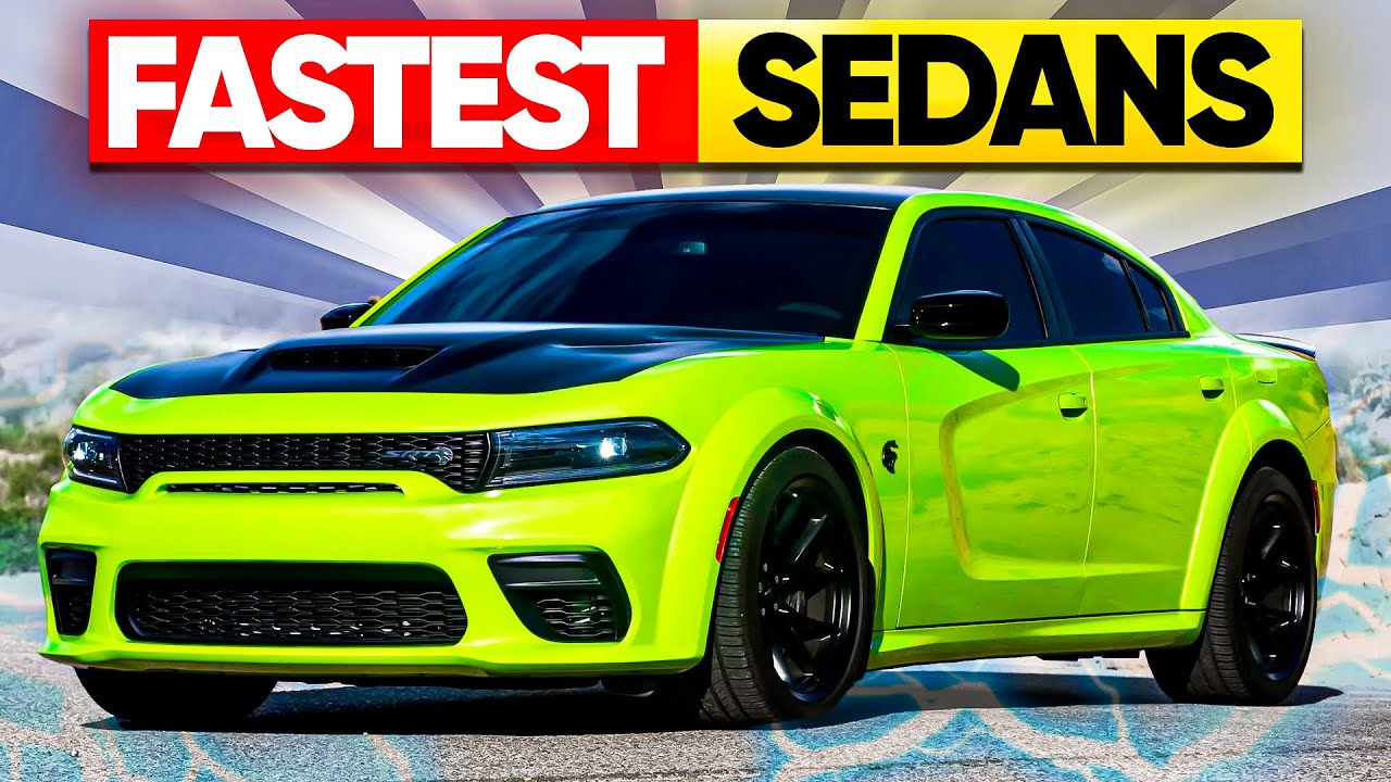 Top 10 Fastest Sedans In the world 2025!
