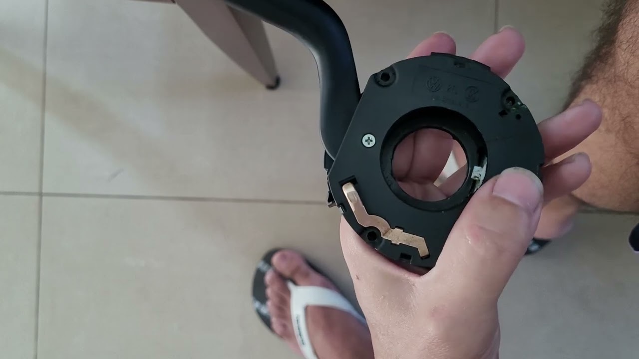 Conserto da chave de luz alta/do limpador de vidros do Gol G4
