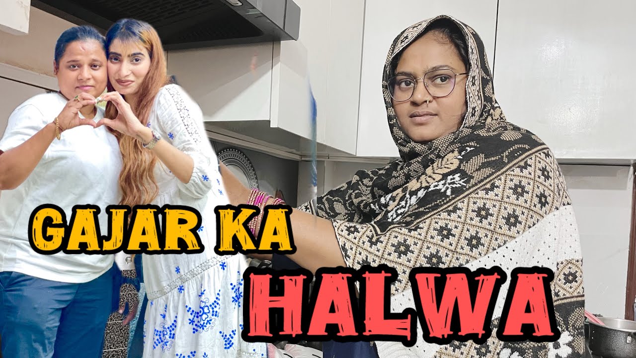 Aaj banaya gajar Ka halwa 😋 maza Aa Gaya 