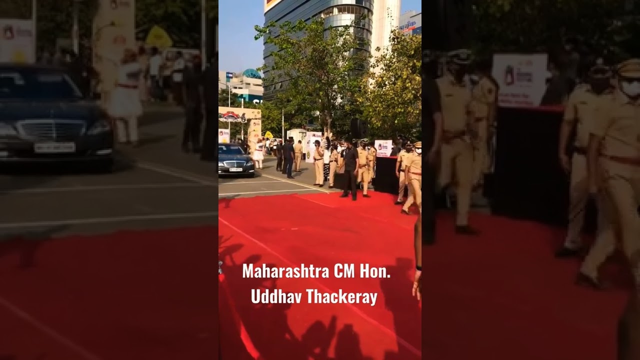 Maharashtra Chief Minister Uddhav Thackeray I Grand Entry