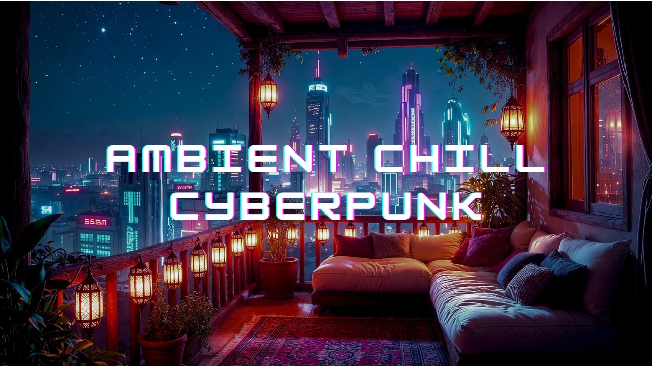 Ambient Cyberpunk Music – Neon Rain & Chill Synthwave | 1.5 Hour Deep Focus & Relaxation