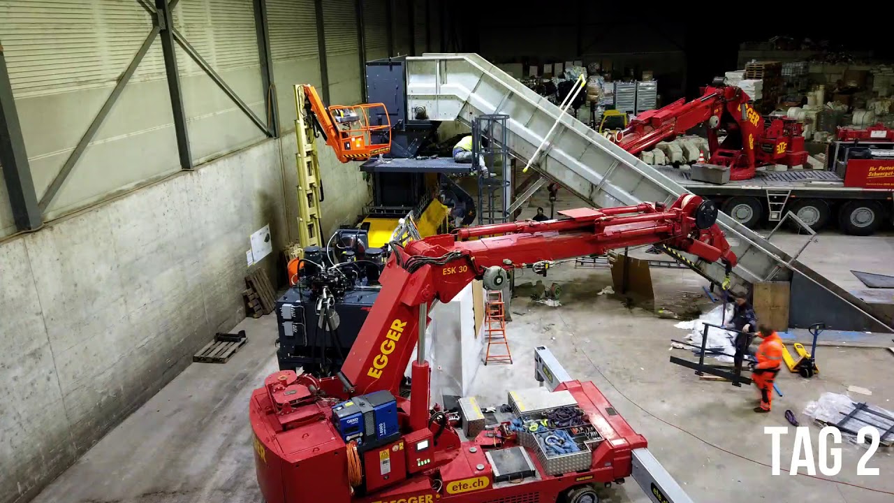 DEMONTAGE UND MONTAGE BEI INNORECYCLING IN ESCHLIKON