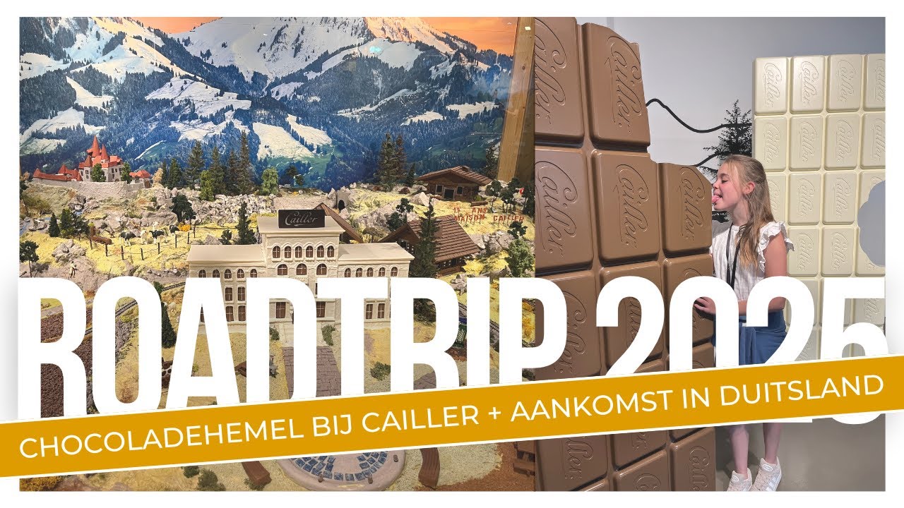 Vakantievlog #12 | Heeeel Veeeel chocolade proeven & Duitsland binnen 🎉🍫 | VLOG # 233