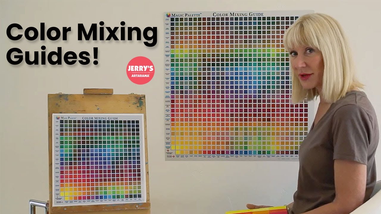 Magic Palette Color Mixing Guides - How to Mix Colors!