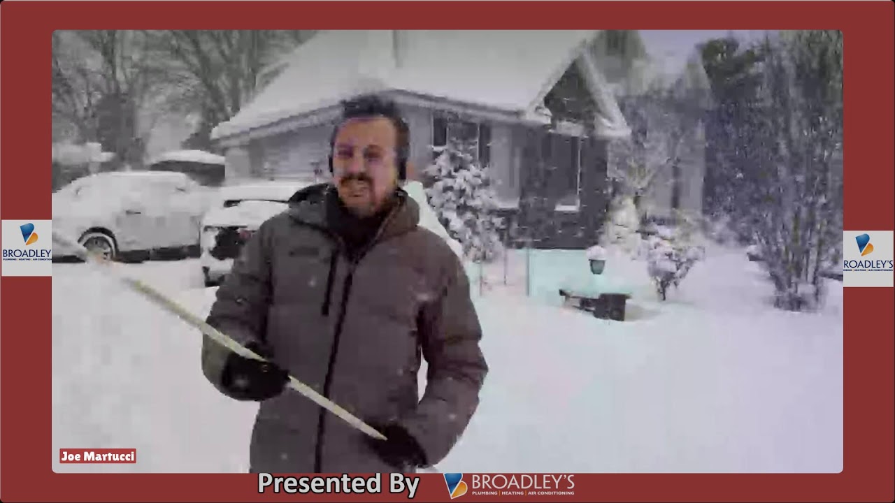 12PM LIVE: Walking in the NJ Nor'easter (it's still snowing heavy)