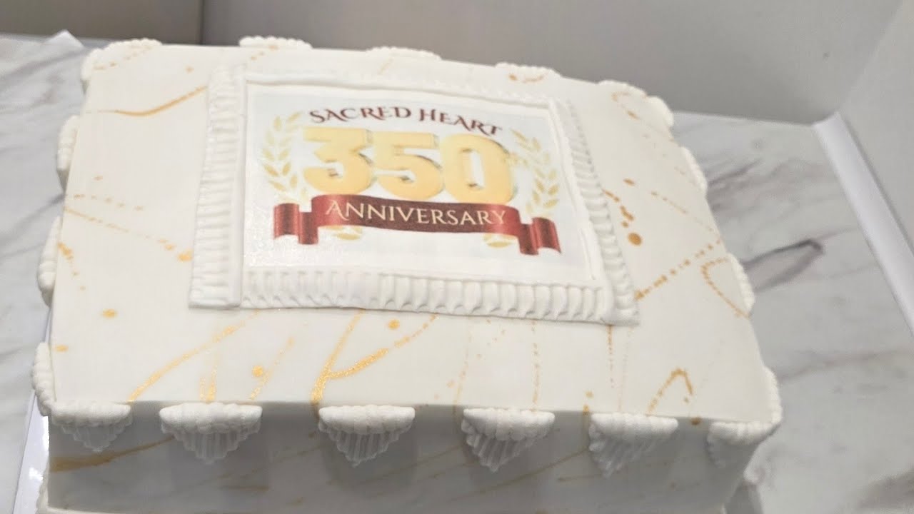 Church anniversary cake.