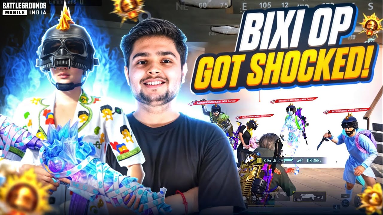 10 Streamers & BIXI OP Got SHOCKED‼️| Fight against Top BGMI CREATORS 🔥