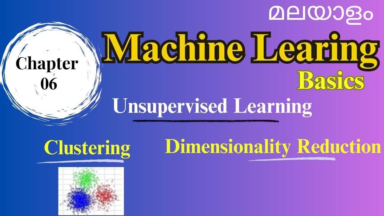 Unsupervised Learning Basics Malayalam (Chapter-6) | Machine Learning in Malayalam