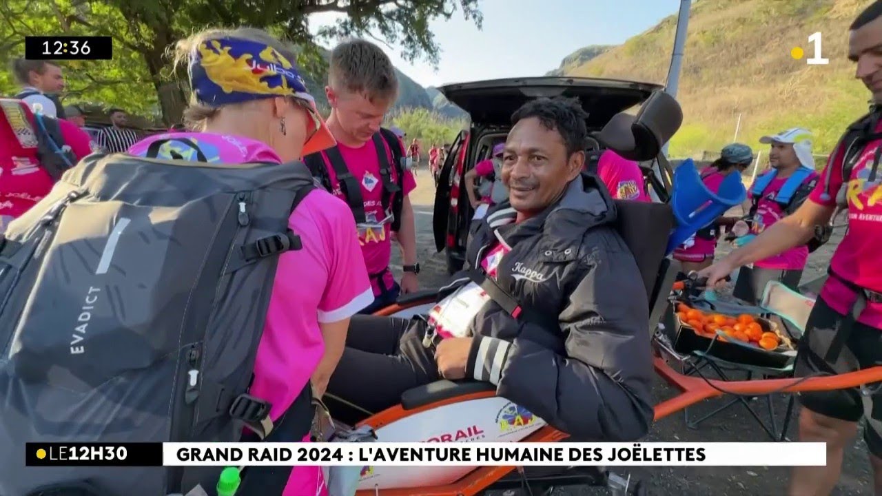 Ils se relaient sur le parcours du Grand Raid en transportant des personnes en situation de handicap